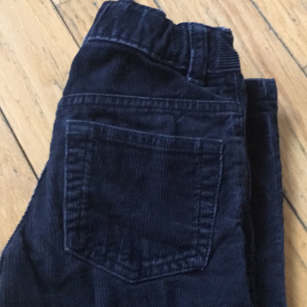 Navy corduroy pants